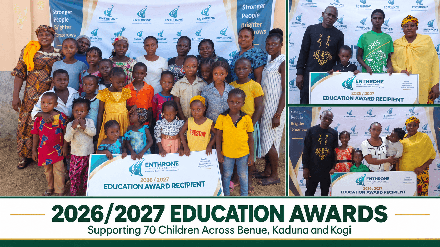 Illustration for Seventy Children Receive 2026/2027 Education Awards in Nigerian Nigeria